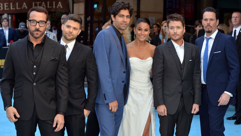 The cast of Entourage at the film premiere 