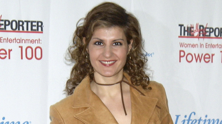 Nia Vardalos smiling at camera