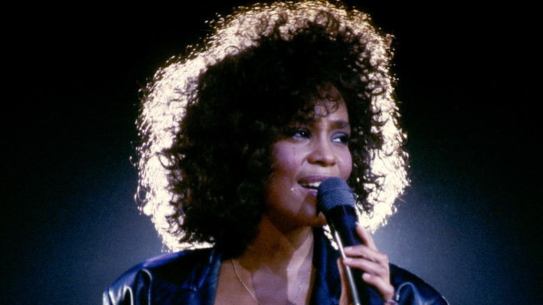 Whitney Houston performs