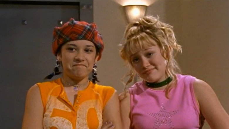 Hilary Duff, Lalaine Vergara-Paras on Lizzie McGuire