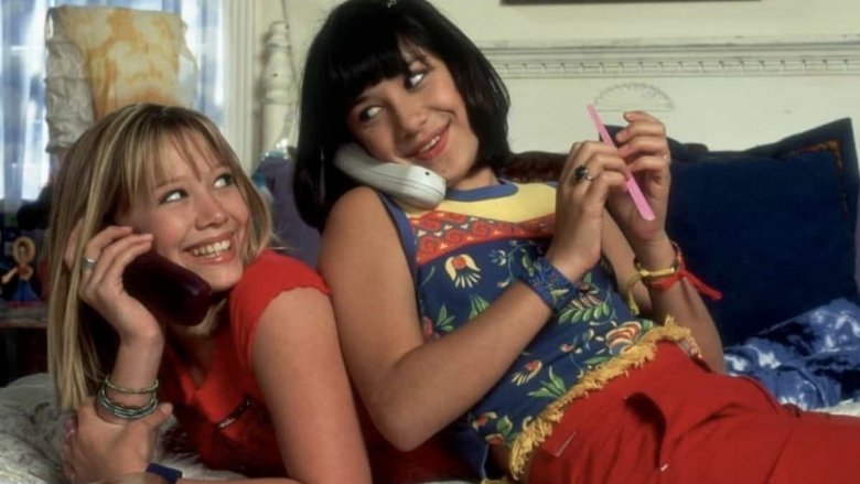 Hilary Duff, Lalaine Vergara-Paras on Lizzie McGuire