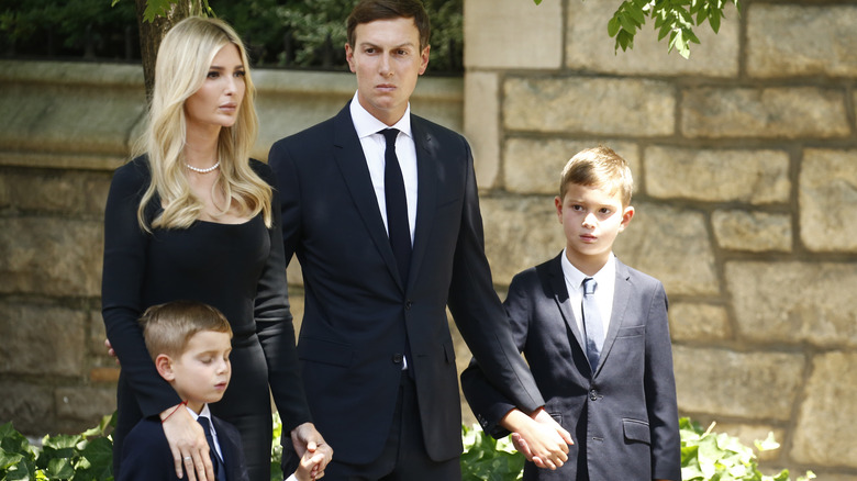 Ivanka and Jared with sons