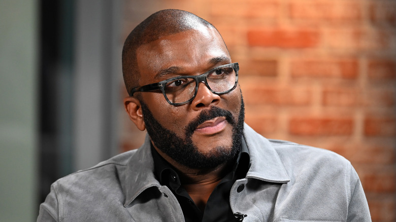 Tyler Perry wearing eyeglasses