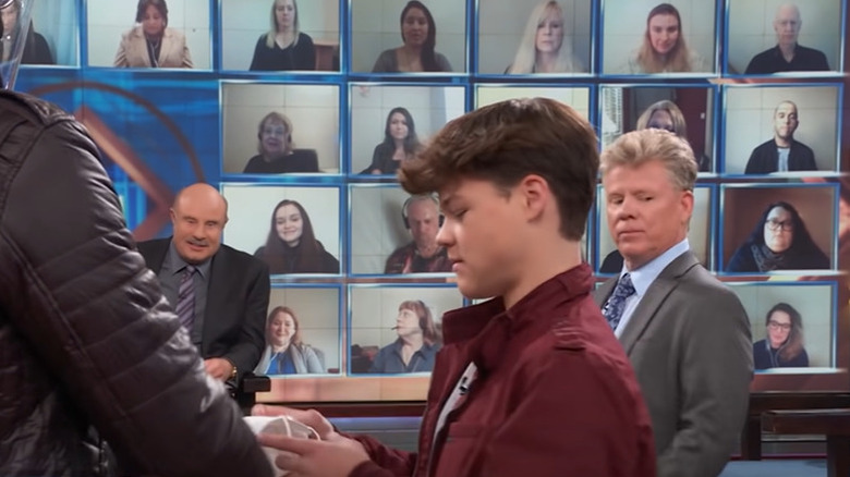 Jack Doherty on "Dr. Phil" set