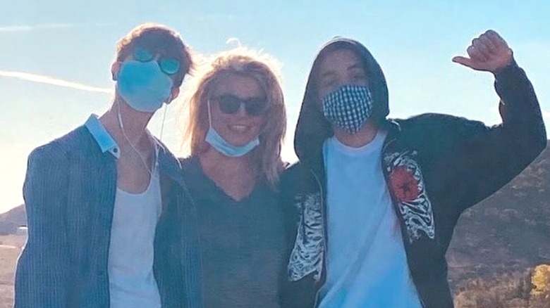Britney Spears and sons Sean Preston, Jayden on Instagram