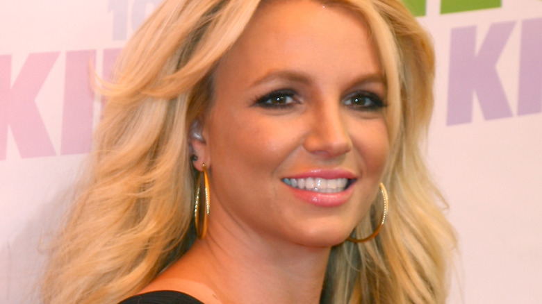 Britney Spears smiling