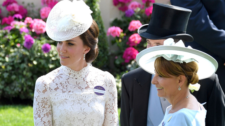 Kate and Carole Middleton