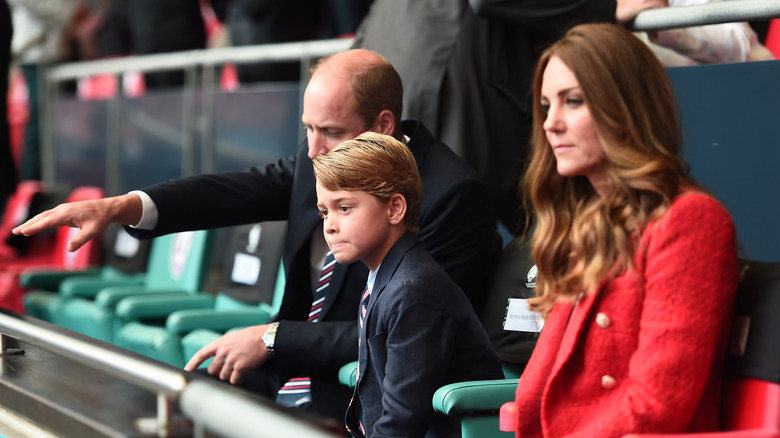 Prince William and Princess Kate with Prince George