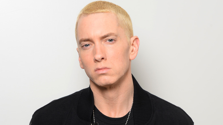 Eminem posing