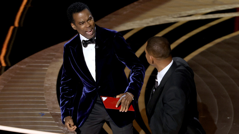 Will Smith slapping Chris Rock