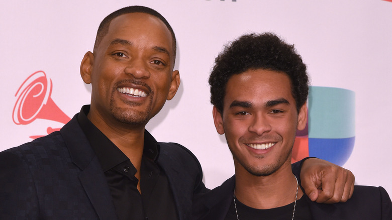 Will Smith arm around Trey Smith