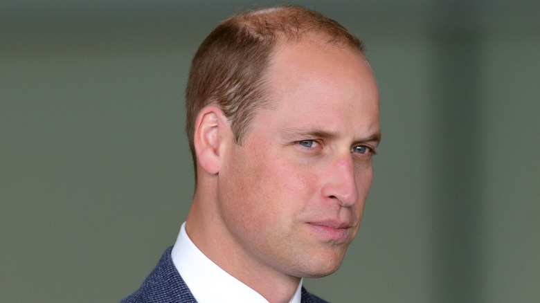 Prince William looking unimpressed