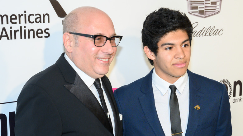 Willie Garson and his son Nathen Garson on the red carpet