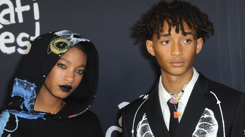 Willow Smith and Jaden Smith on red carpet