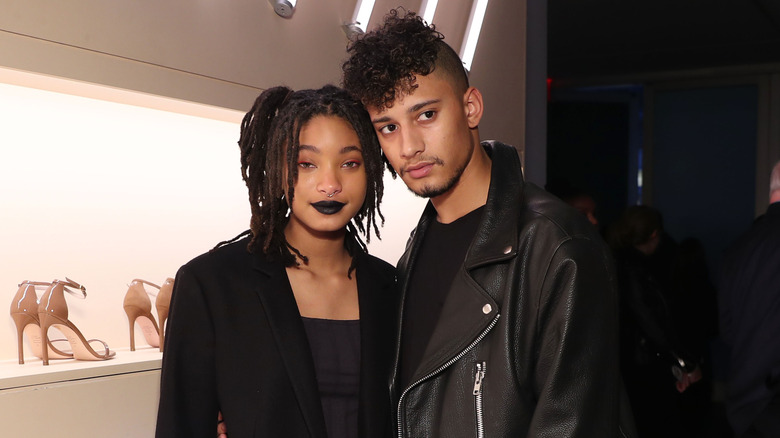 Willow Smith posing with Tyler Cole