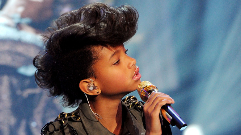 Willow Smith performing as a child