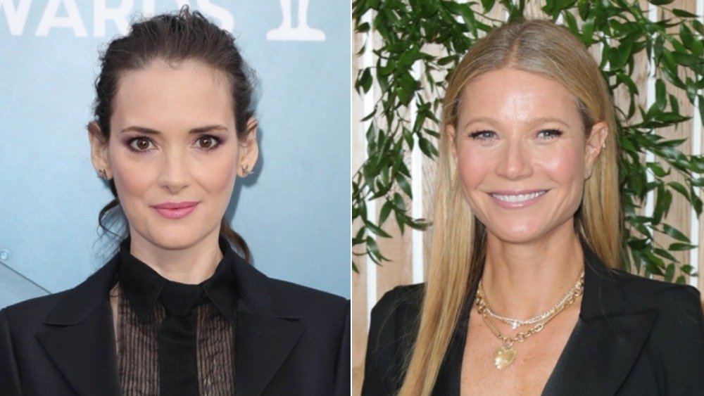 Actresses Winona Ryder and Gwyneth Paltrow