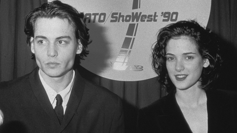 Johnny Depp and Winona Ryder together in 1990