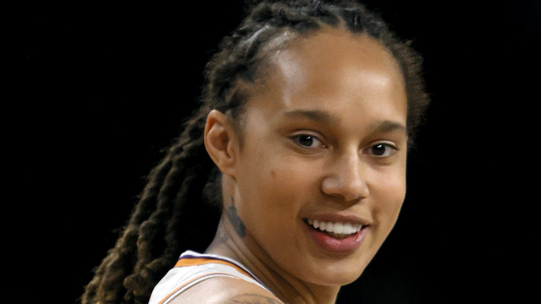 Brittney Griner smiling at the camera