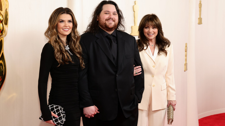 Wolfgang Van Halen and his family at the Oscars