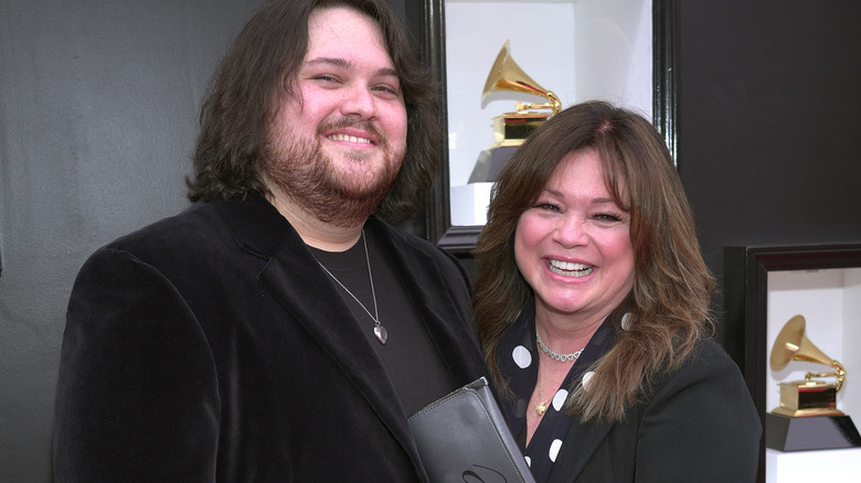 Valerie Bertinelli and Wolfgang Van Halen at the Grammys