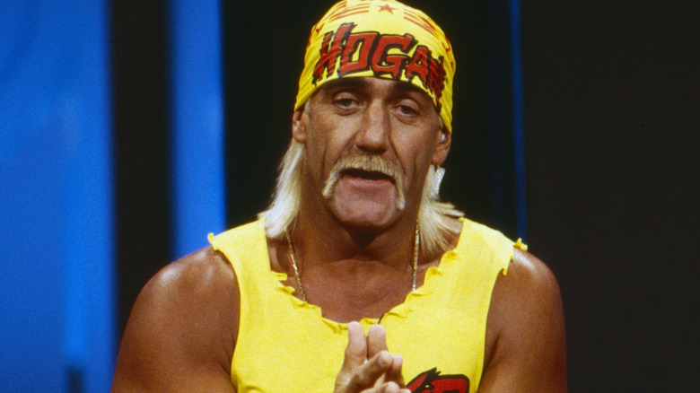 Hulk Hogan talking 