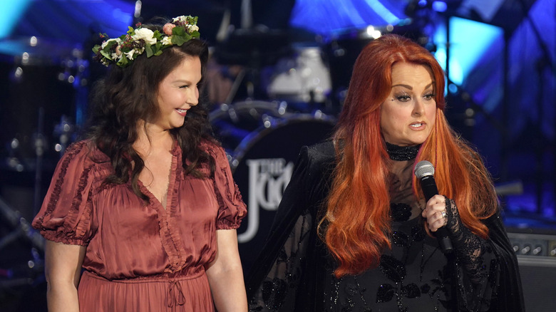 Ashley and Wynonna Judd onstage