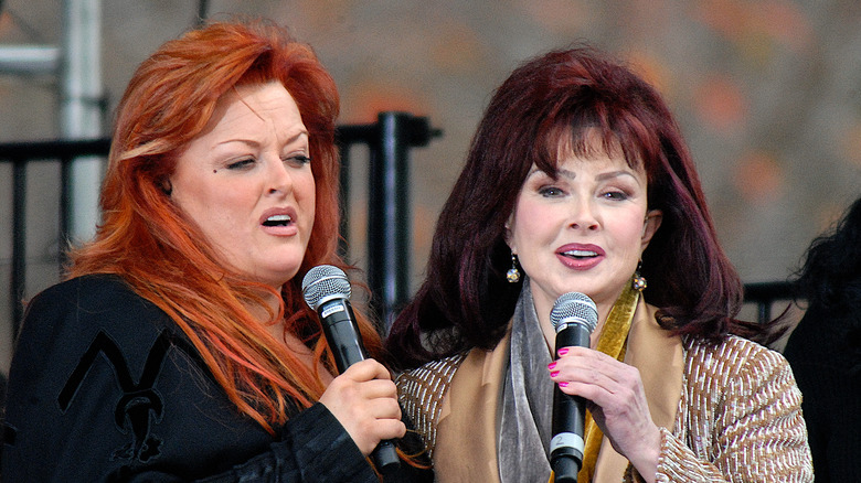 Wynonna Judd singing with Naomi Judd