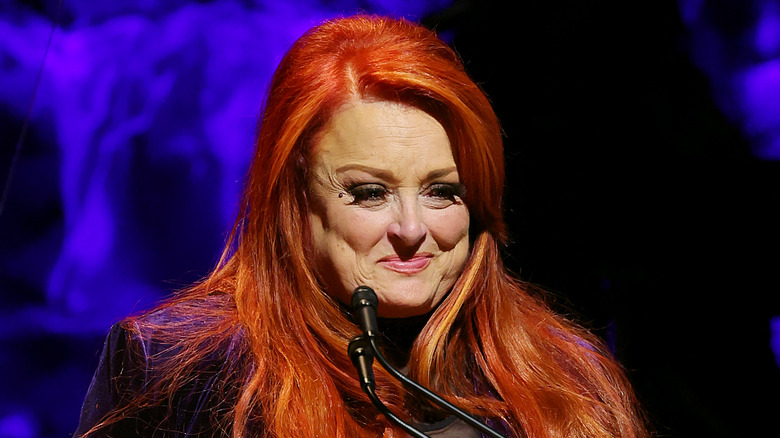 Wynonna Judd in black