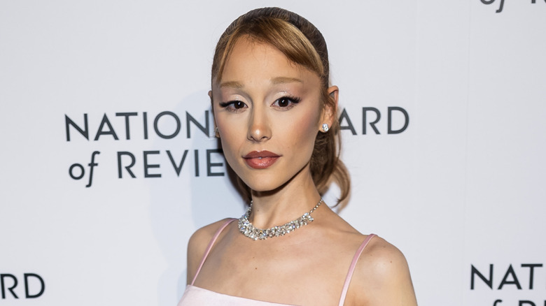 Ariana Grande attends the 2025 National Board of Review Gala in New York City