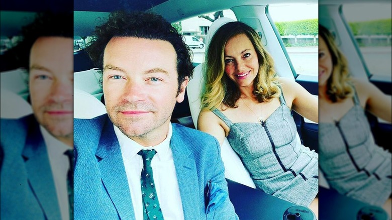 Danny Masterson, Bijou Phillips inside car