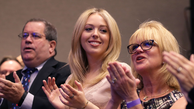 Tiffany Trump clapping