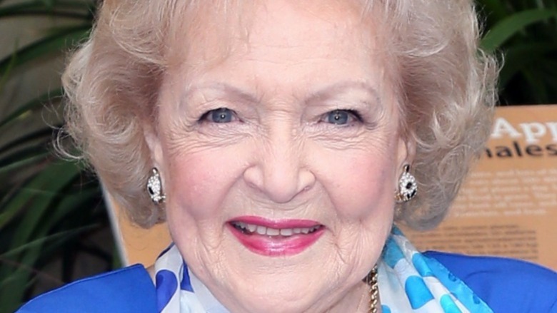 Betty White smiling