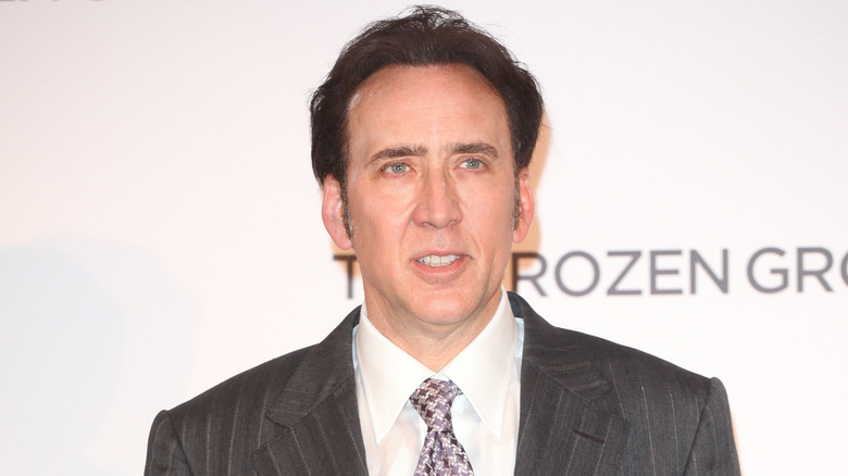 Nicolas Cage posing