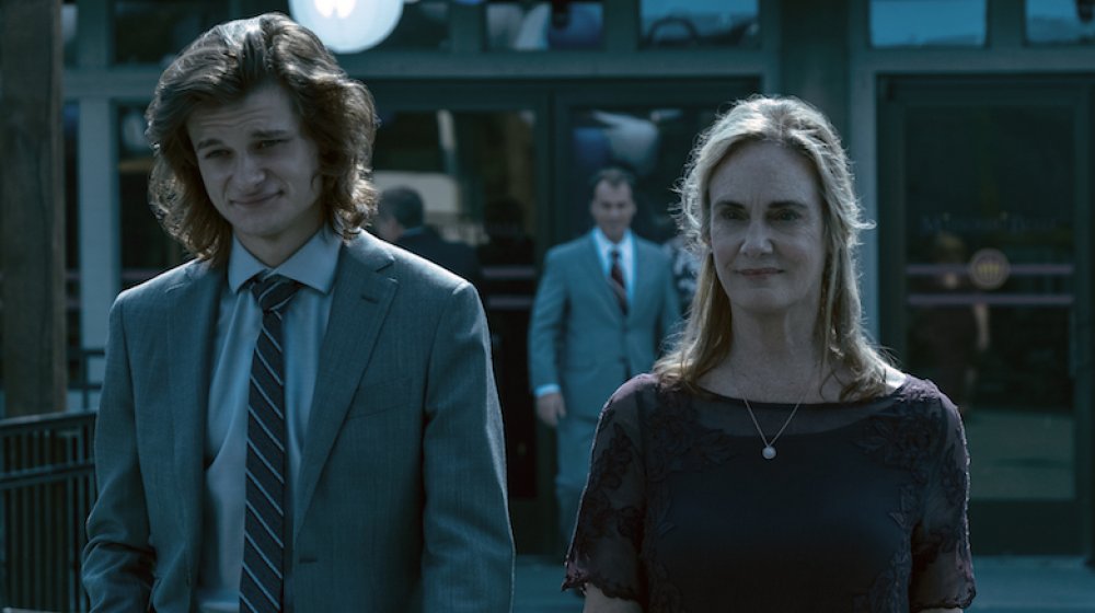 Charlie Tahan and Lisa Emery in a scene from Ozark 