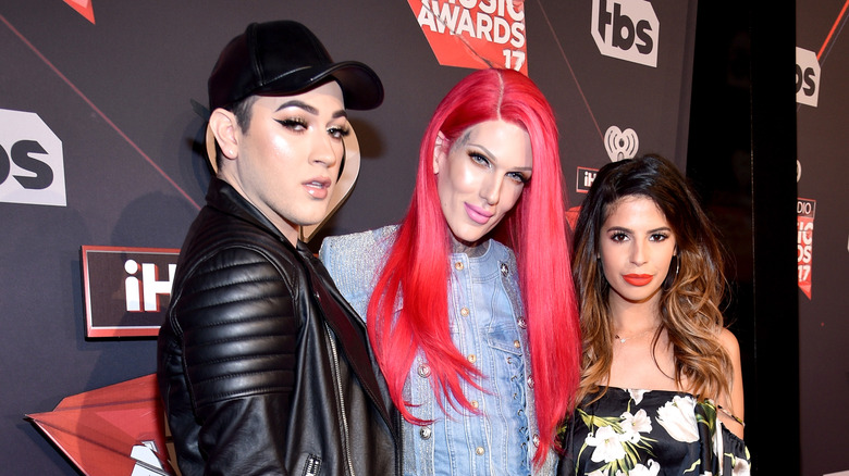 Jeffree Star, Laura Lee, and Manny MUA and the IHearts Music Awards