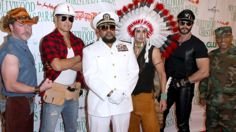 The Village People on red carpet 