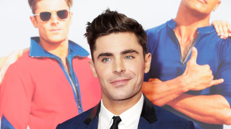 Zac Efron posing