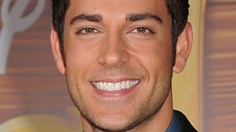 Zachary Levi at a Tangled event