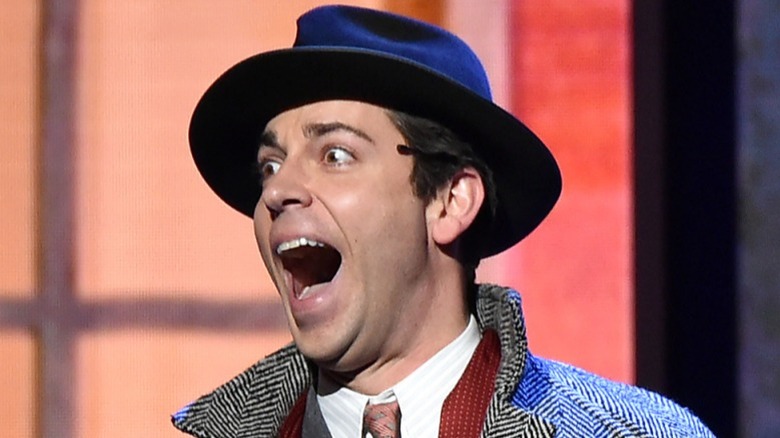 Zachary Levi singing on Broadway