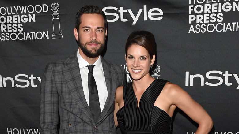 Zachary Levi and Missy Peregrym formal