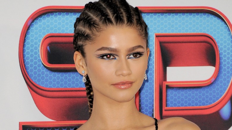 Zendaya at a Spider-Man premiere