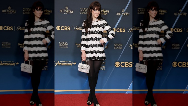 Zooey Deschanel at the Daytime Emmys